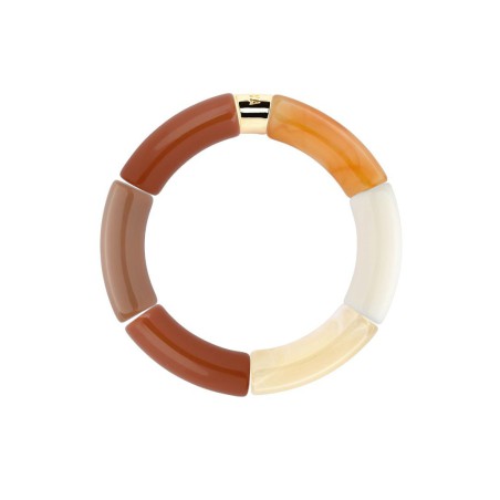 Bracelet Pipoca – Bijou résine ou acrylique & acier doré à l\'or fin – Parabaya