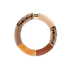 Bracelet Pipoca – Bijou résine ou acrylique & acier doré à l\'or fin – Parabaya