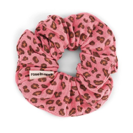 Chouchou Rose in April – Scrunchie coton OEKO‑TEX, made in Portugal