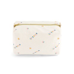 \nTrousse de toilette Vic Rose in April – 26 × 13 × 12 cm, coton enduit 