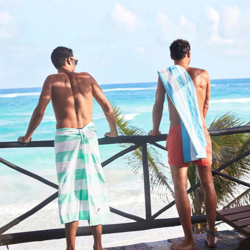 Towels Beach xl - Tulum Blue - Dock & Bay