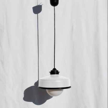 Lampe suspendue blanc et noir - Iliui