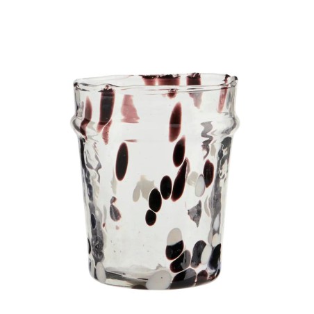 Verre à eau - Blanc/Brun - Madam Stoltz