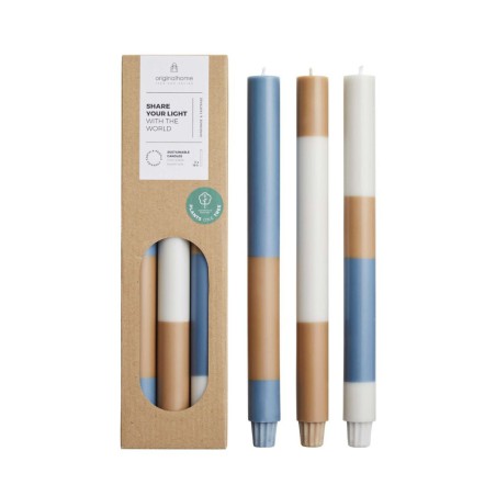Trio de Bougies Rayées Clean Ocean - Original Home
