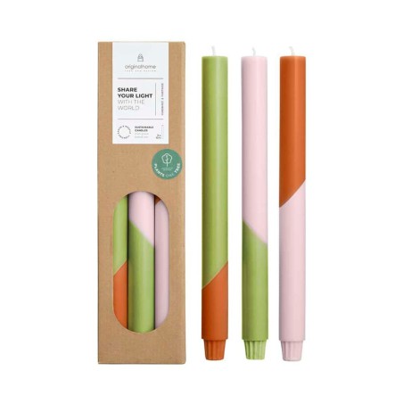 Trio de Bougies Diagonales Joy - Original Home