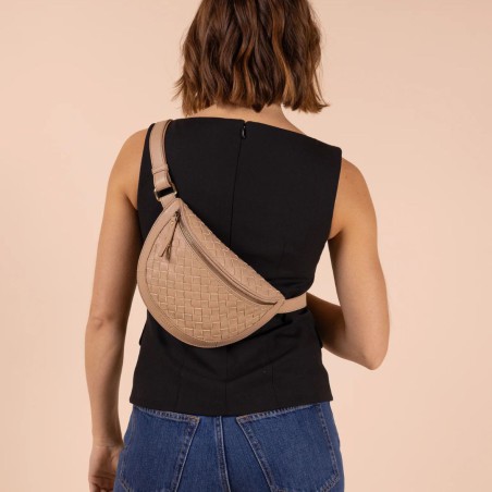 Ray - Sac Banane Cuir Tressé Premium | Style Élégant et Pratique