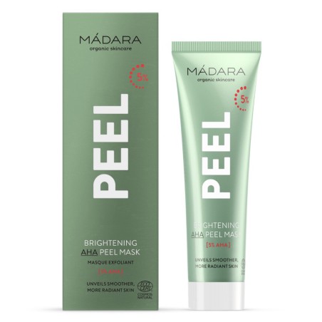 Madara Peel Brightening AHA Mask 60ml - Masque Exfoliant Éclat