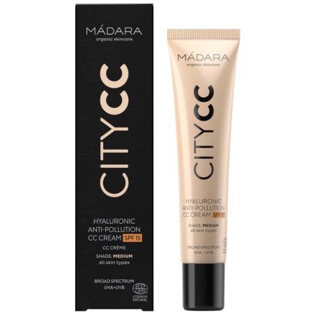 Madara City CC Cream SPF 15 - Crème Anti-pollution Medium 40ml