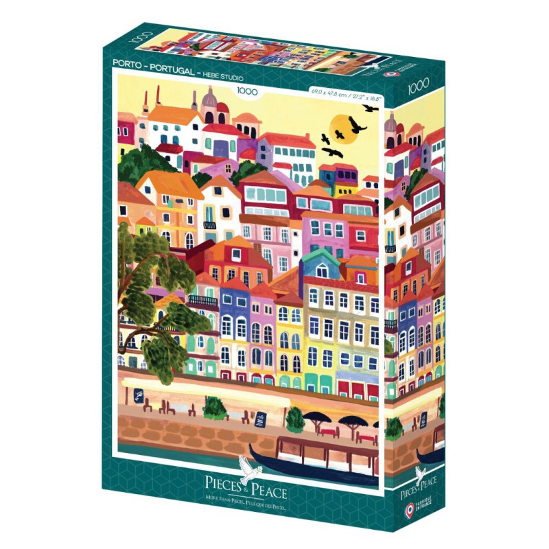 Puzzle 1000 pièces - Porto - Portugal - Pieces & Peace
