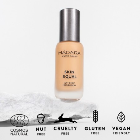 Madara - Skin Equal Foundation 40 Sand - Fond de Teint Vegan 30ml