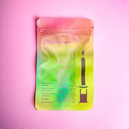 Snuggie pour bougie - 10 pièces, maintien ferme - Pink Stories