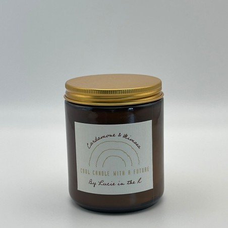 Lucie in the R – Bougie Cardamone et Mimosa – Cire de soja naturelle