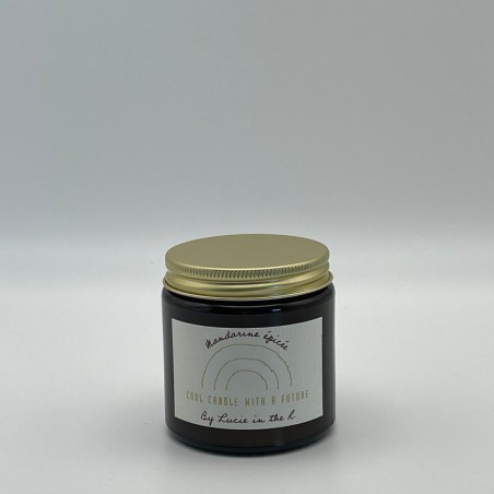 Lucie in the R – Bougie Mandarine épicée – Cire de soja naturelle