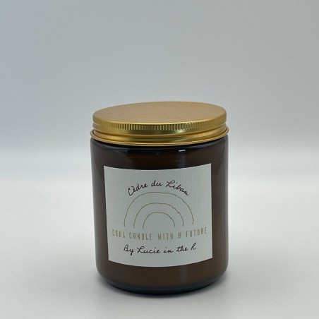 Lucie in the R – Bougie Cèdre du Liban 250g – Cire de soja naturelle