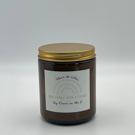 Lucie in the R – Bougie parfumée Fleur de coton – Cire de soja naturelle