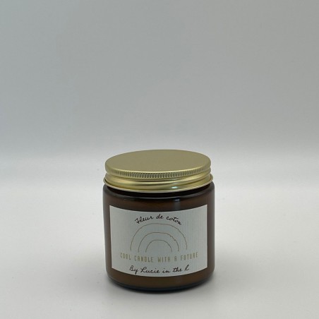 Lucie in the R – Bougie parfumée Fleur de coton – Cire de soja naturelle