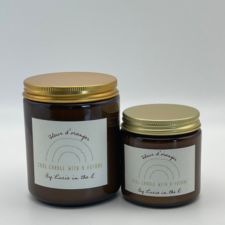 Lucie in the R – Bougie parfumée Fleur d'oranger – Cire de soja naturelle