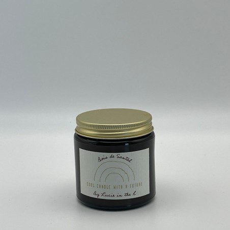 Lucie in the R – Bougie Bois de Santal 120g – Cire de soja naturelle