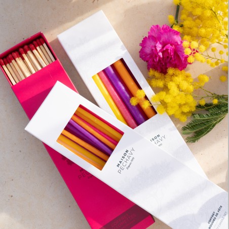 Coffret de 10 bougies fines Dolce Vita - Maison Péchavy