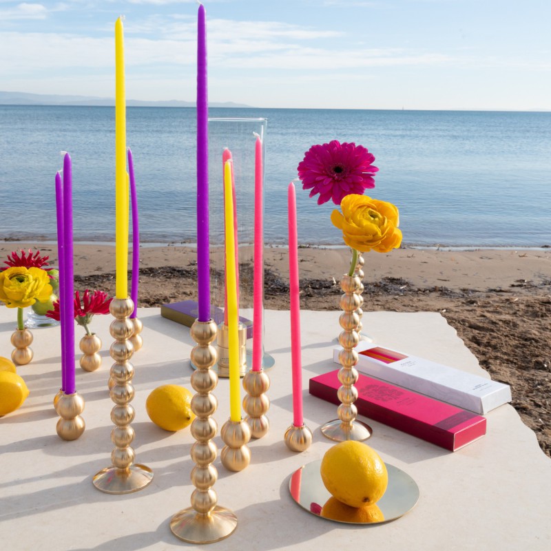 Coffret de 10 bougies fines Dolce Vita - Maison Péchavy