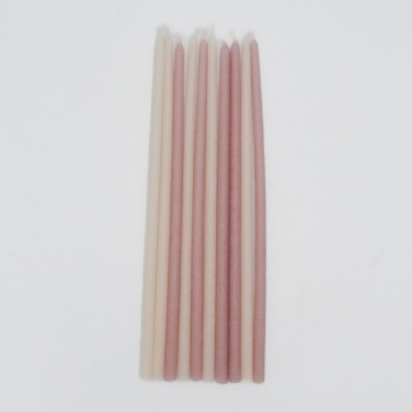 Maison Pechavy - Coffret de 10 bougies fines - Bois de rose