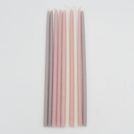 Maison Pechavy - Coffret de 10 bougies fines - Peonie