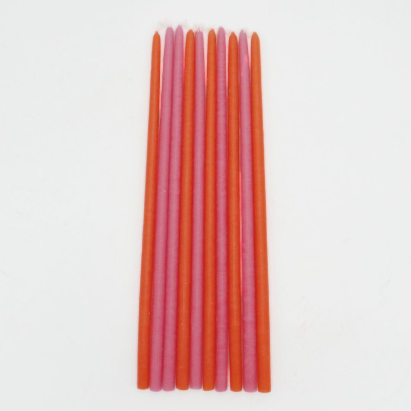 Coffret de 10 bougies fines Shocking - Maison Péchavy