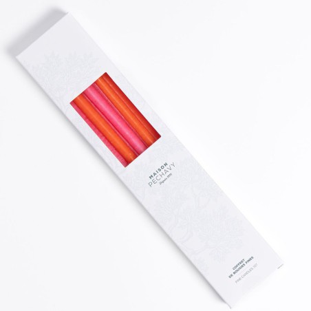 Maison Pechavy - Coffret de 10 bougies fines - Shocking