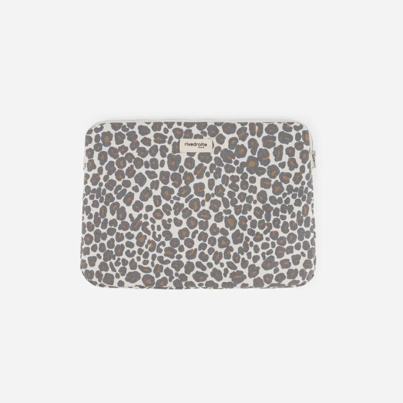 Vivienne – Housse ordinateur 15-16″ en coton recyclé – Rive Droite