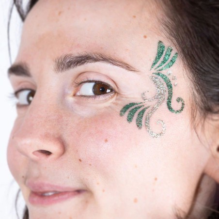 Pochoir Arabesque Si Si La Paillette - Tatouage Pailleté Réutilisable
