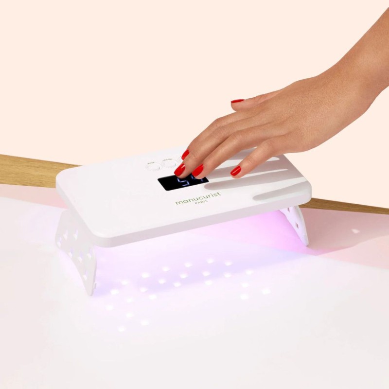 Lampe 36 LED Pliable pour Vernis Semi-Permanent Green Flash