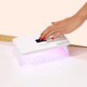 Lampe 36 LED Pliable pour Vernis Semi-Permanent Green Flash