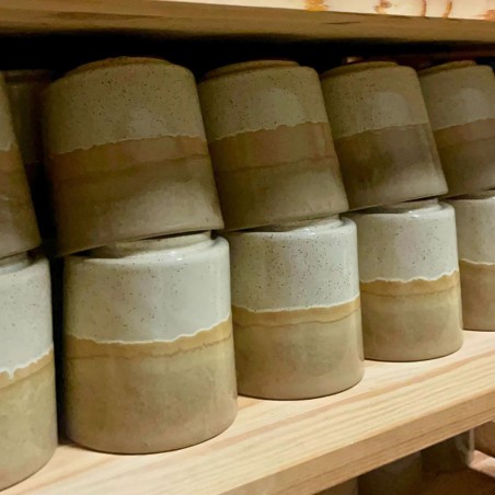 Bougie Céramique Monoï 100g - Cire Végétale Écologique - Maison Évidence