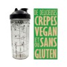Shaker Vegan – Crêpes, pancakes & gaufres Cookut | Recettes intégrées & anti-grumeaux 