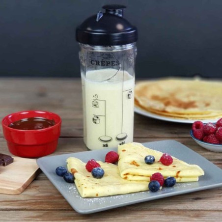 Shaker Vegan – Crêpes, pancakes & gaufres Cookut | Recettes intégrées & anti-grumeaux