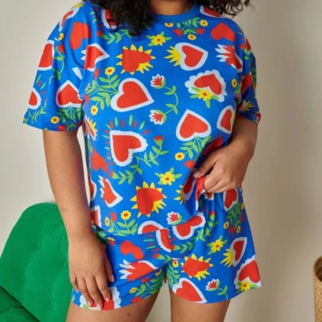 Pyjama short & t‑shirt coton bio We Are Jolies – Confort & éthique