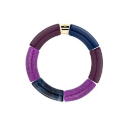 Bracelet Pipoca – Bijou résine ou acrylique & acier doré à l\'or fin – Parabaya