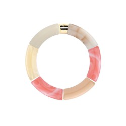 Bracelet Pipoca – Bijou résine ou acrylique & acier doré à l\'or fin – Parabaya