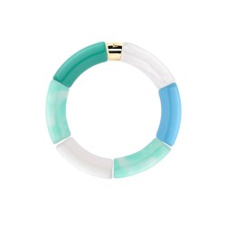 Bracelet Pipoca – Bijou résine ou acrylique & acier doré à l\'or fin – Parabaya