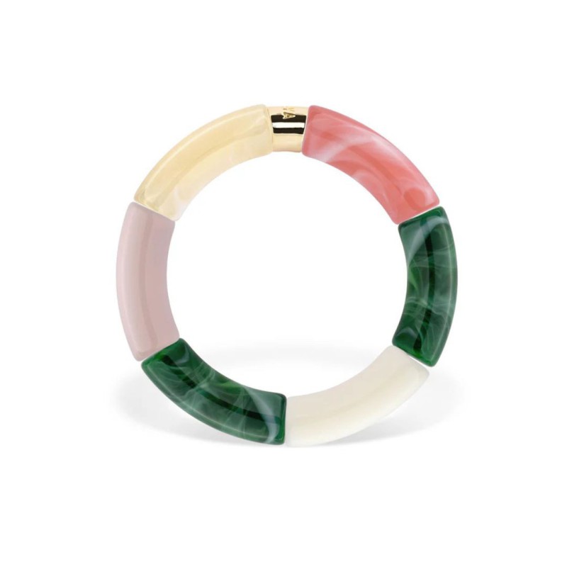 Bracelet Pipoca – Bijou résine ou acrylique & acier doré à l\'or fin – Parabaya