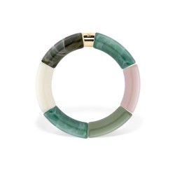 Bracelet Pipoca – Bijou résine ou acrylique & acier doré à l\'or fin – Parabaya