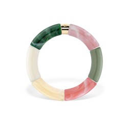 Bracelet Pipoca – Bijou résine ou acrylique & acier doré à l\'or fin – Parabaya
