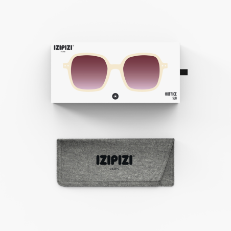 Izipizi - Lunettes solaires monture biosourcée, Office - Vintage Cream