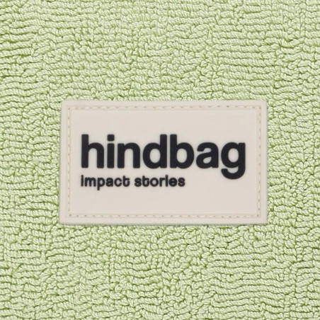 Hindbag - Vanity Gaspard Éponge Vert Amande en coton bio