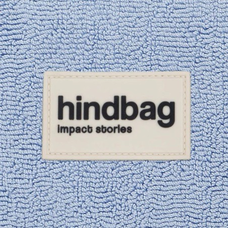 Hindbag - Trousse Léon Éponge Bleu en coton bio