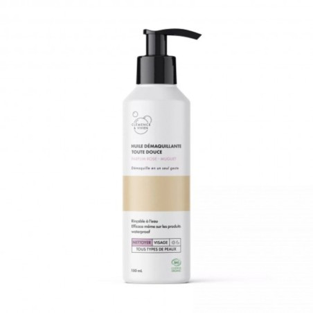 Huile Démaquillante Rose Muguet – Clémence & Vivien