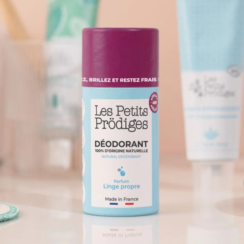 Déodorant Les Petits Prodiges – 100% Naturel, Parfum Eucalyptus 