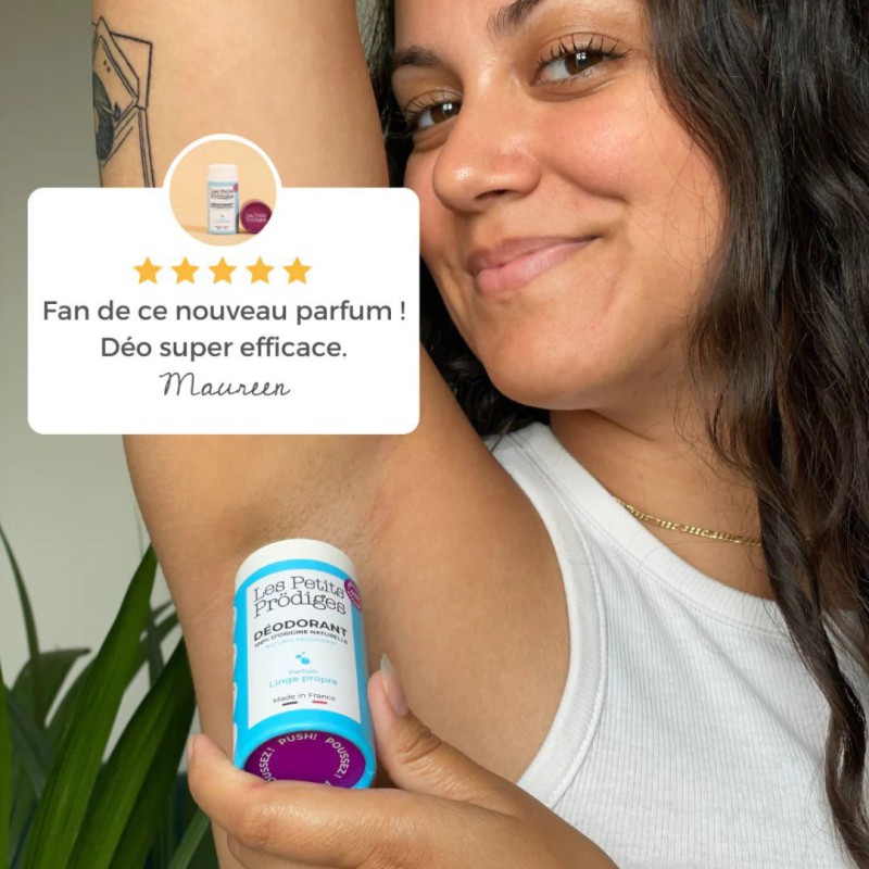 Déodorant Les Petits Prodiges – 100% Naturel, Parfum Eucalyptus 