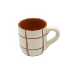 Mug carreaux Vieux rose – A Loja da Cerâmica, Fabrication Artisanale Portugaise