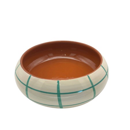 Plat à salade carreaux vert d’eau - A Loja de Ceramica